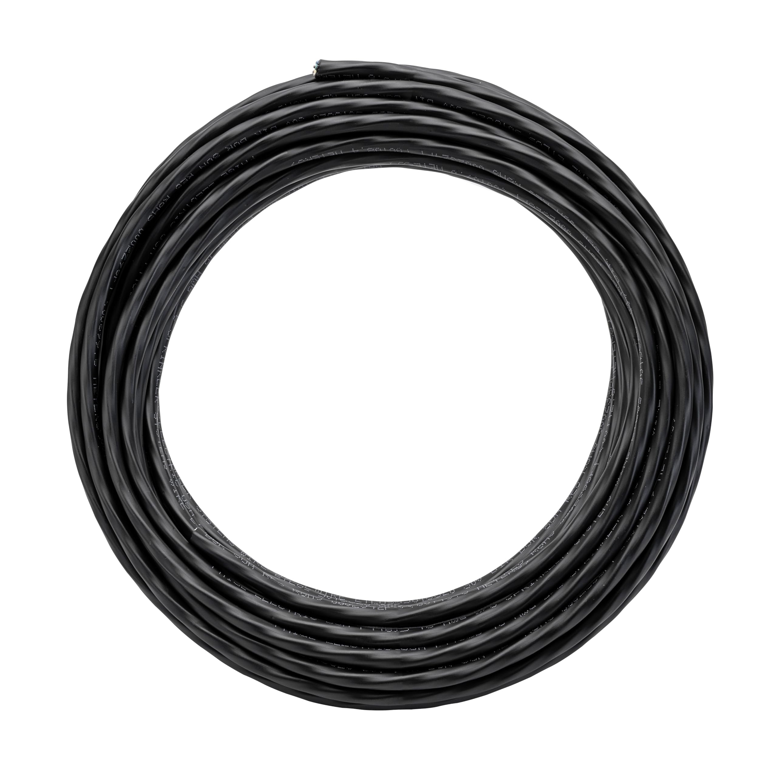 Orbit cable frontal del paquete mostrando longitud y 5 conductores, ideal para instaladores