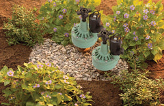 Orbit converter valve installed in garden demonstrating easy retrofit benefit