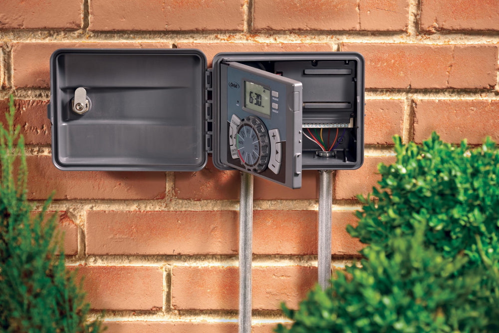 Orbit keyed lock with two keys offering secure outdoor installation and theft protection