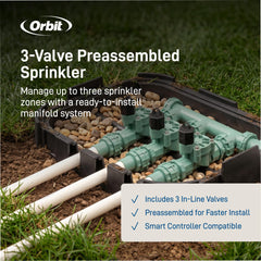 Orbit valve close-up highlighting L-Series valve body and internal-bleed feature for consistent control