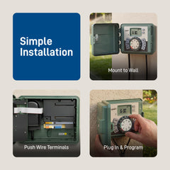 Orbit side profile mounted outdoors demonstrating durable weatherproof design