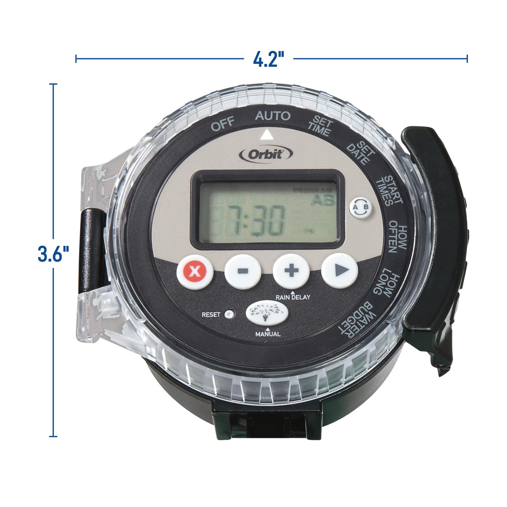 Orbit solenoid and mounting clip showing secure latch for tool-free installation benefit