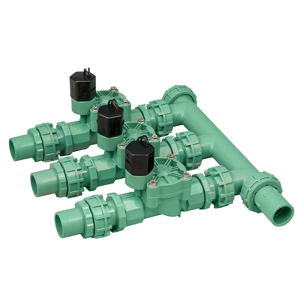 Orbit close-up of swivel union detail highlighting watertight seal and easy valve access