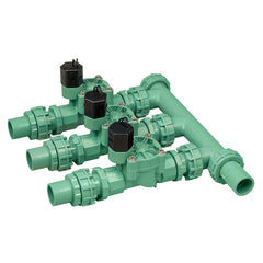 Orbit close-up of swivel union detail highlighting watertight seal and easy valve access