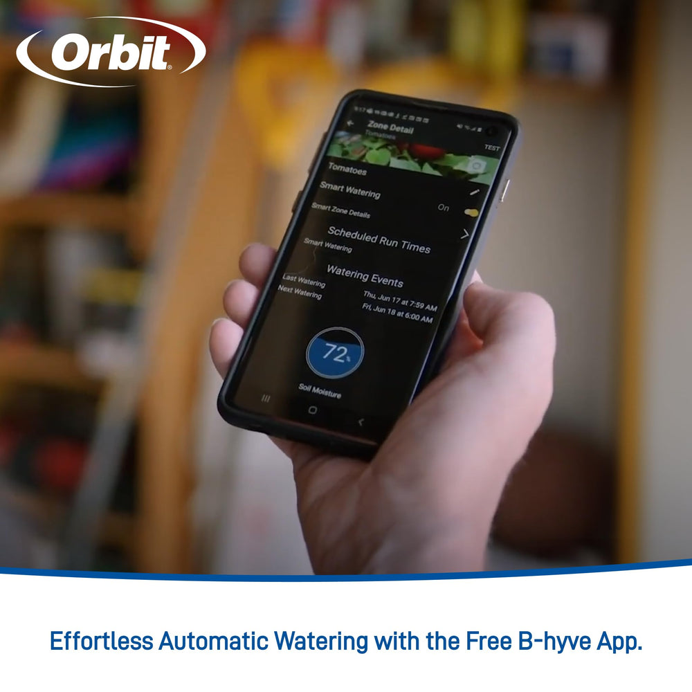 Orbit temporizador regando césped control remoto eficiente