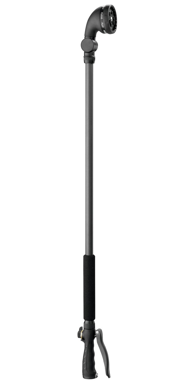 Orbit wand front view showing trigger and ergonomic grip for comfortable control