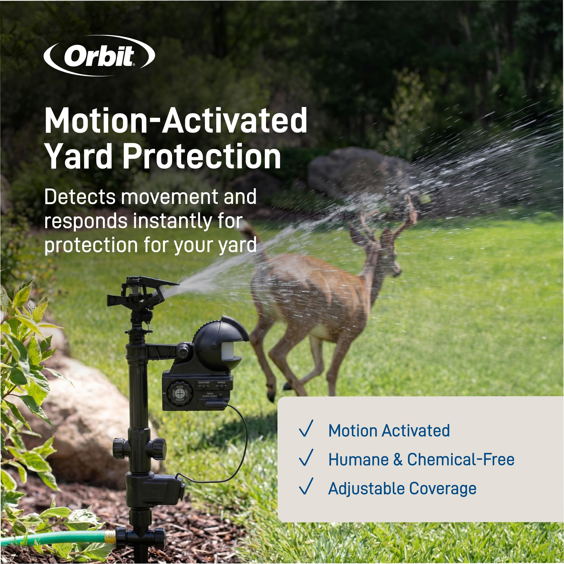 Orbit sensor close-up with infrared lens highlighting precise motion detection