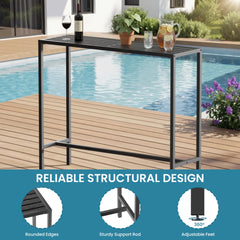 Orbotots adjustable foot close-up illustrating easy leveling for steady placement outdoors