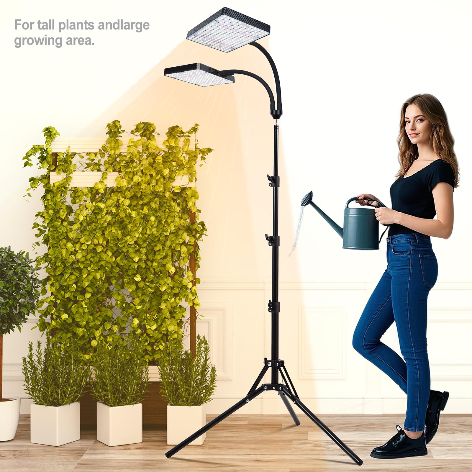 Orchbloom closeup of LEDs highlighting bright full-spectrum benefit