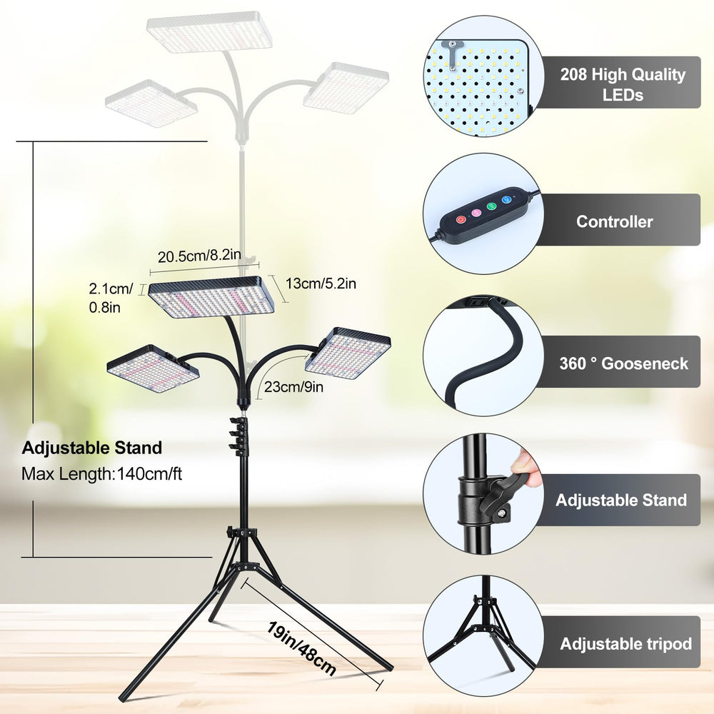 Orchbloom LED panel texture showing dense diodes benefit even, bright output