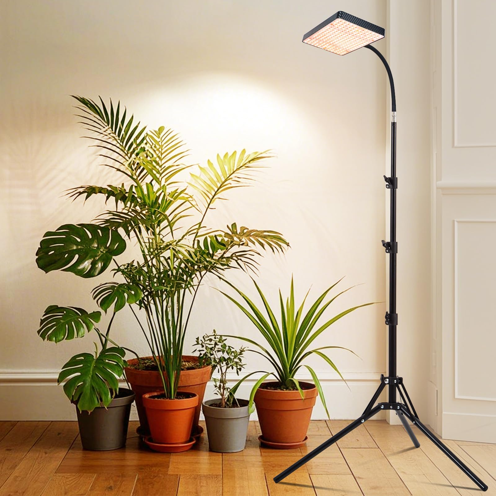 Orchbloom stable weighted base and power cord for safe, steady placement