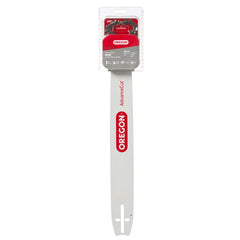 Oregon front packaging showing bar and chain combo for easy replacement