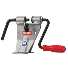Oregon 24549B bench rivet spinner front view showing compact design and durability