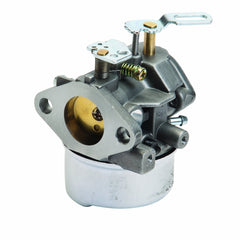 Oregon carburetor front view showing mounting pattern and easy installation benefit