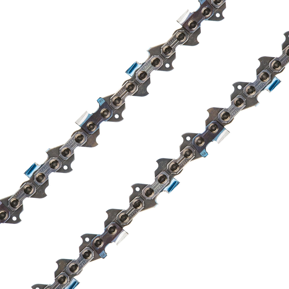 Oregon close-up of cutters and teeth, detailed view for sharpness and cutting efficiency