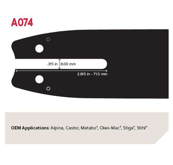Oregon micro-chisel chain close-up showing cutter detail and reduced vibration benefit