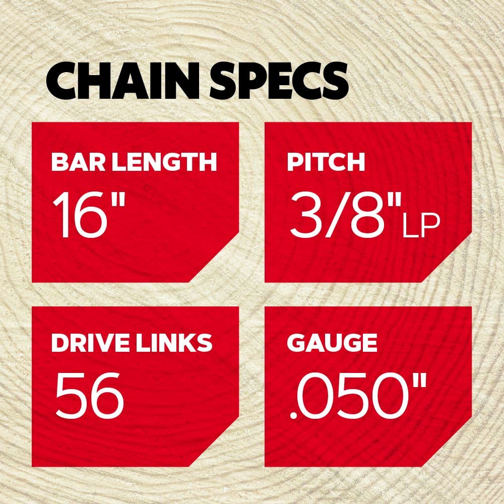 Oregon chain tooth closeup highlighting precision ground cutters for smoother cuts