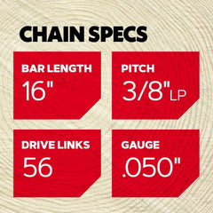 Oregon chain tooth closeup highlighting precision ground cutters for smoother cuts