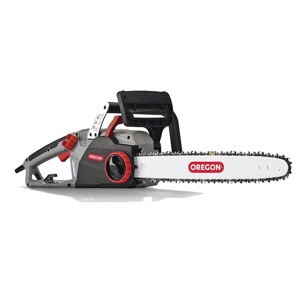Oregon CS1500 front view showing ergonomic handle and compact profile for comfortable cutting