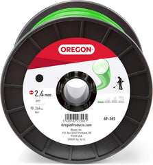 Oregon front spool showing full 3lb donut spool and compact storage benefit