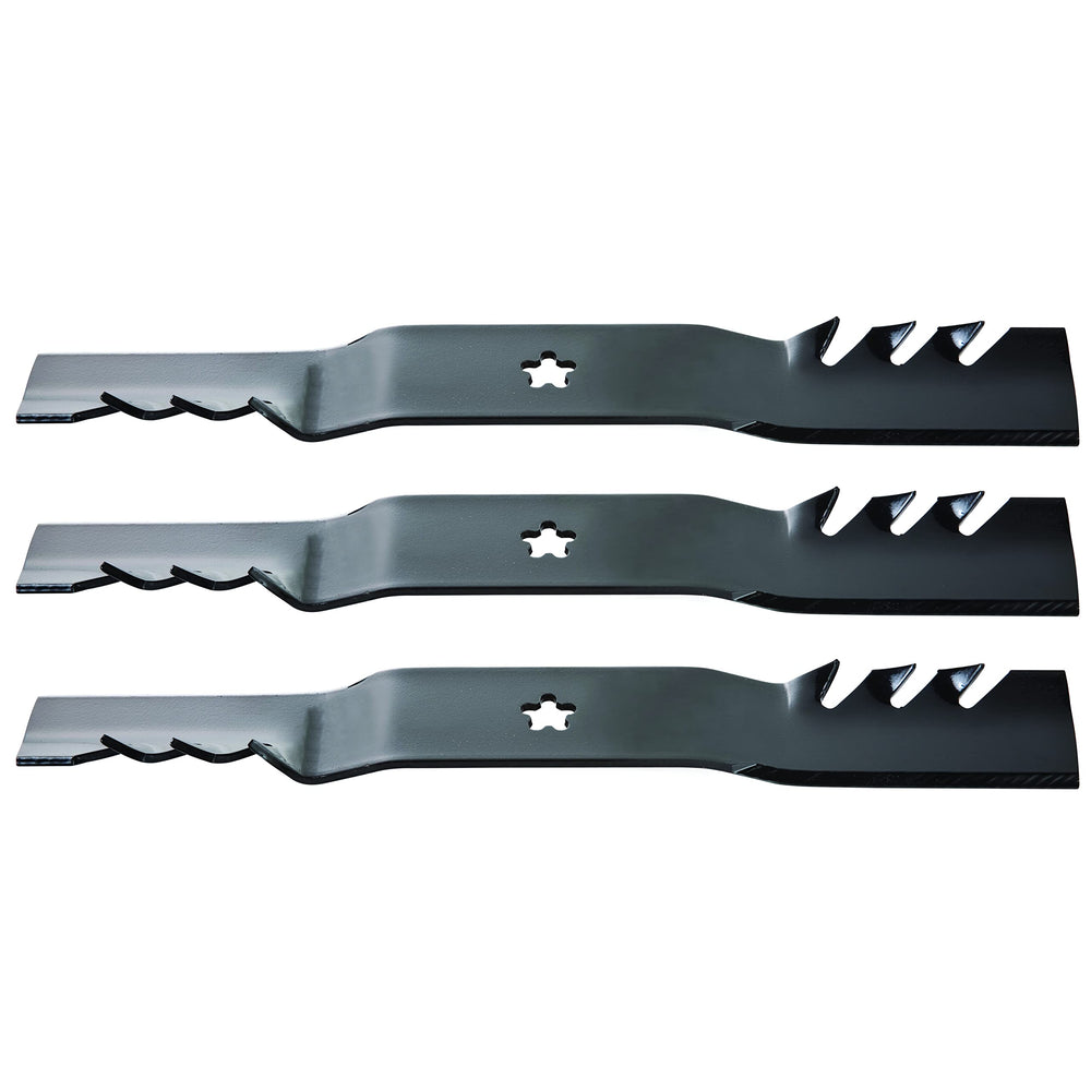 Oregon Gator G3 front view showing three blades and packaging, durable replacement