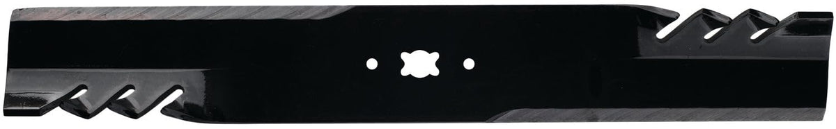 Oregon Gator G5 front view showing full 21 inch blade and bow-tie center for easy fit