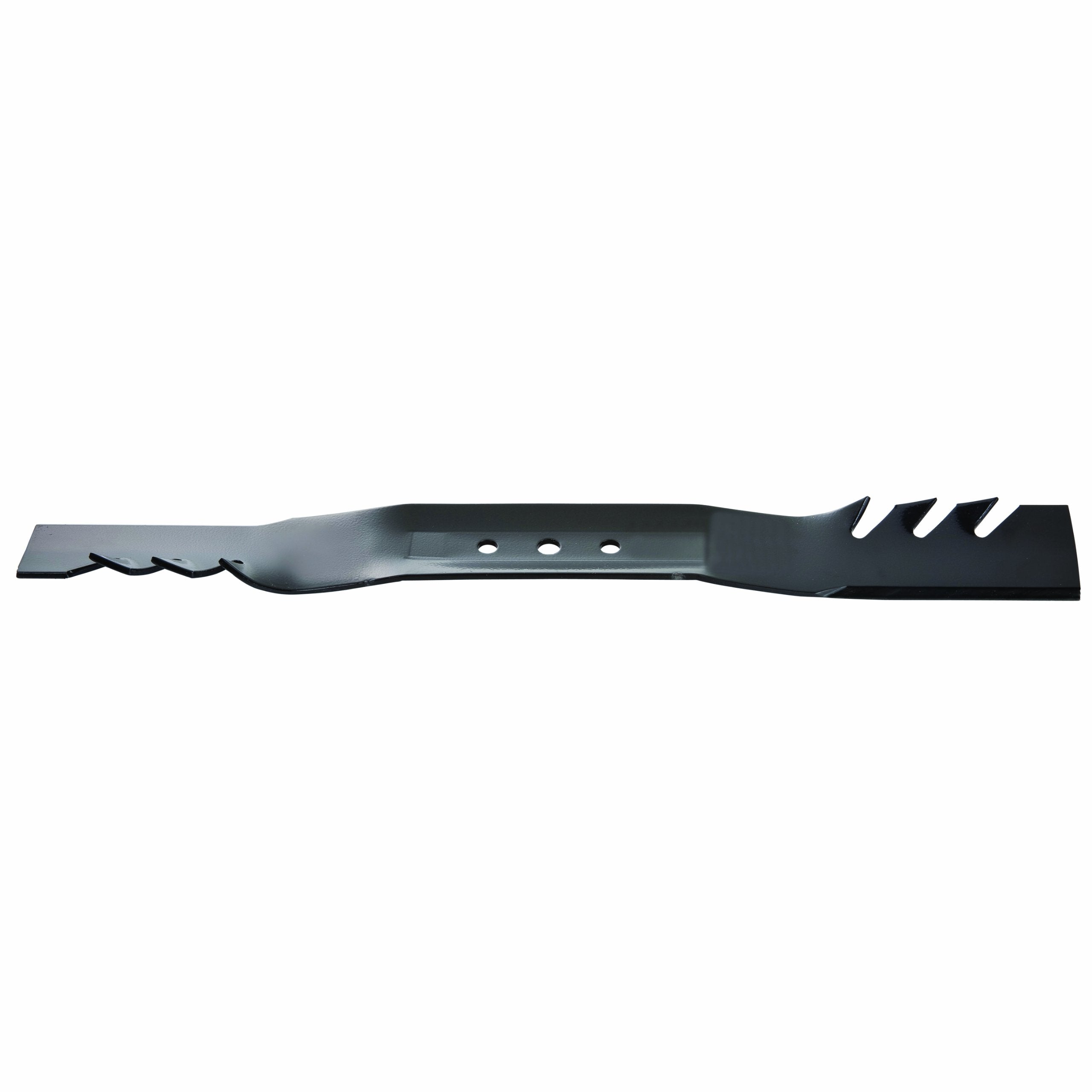 Oregon Gator Mulcher blade front view showing cutting edge and balanced design for cleaner mulching