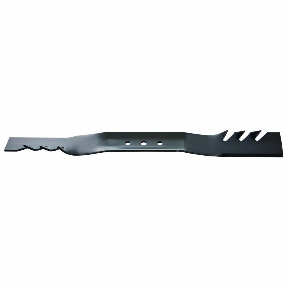 Oregon Gator Mulcher blade front view showing cutting edge and balanced design for cleaner mulching