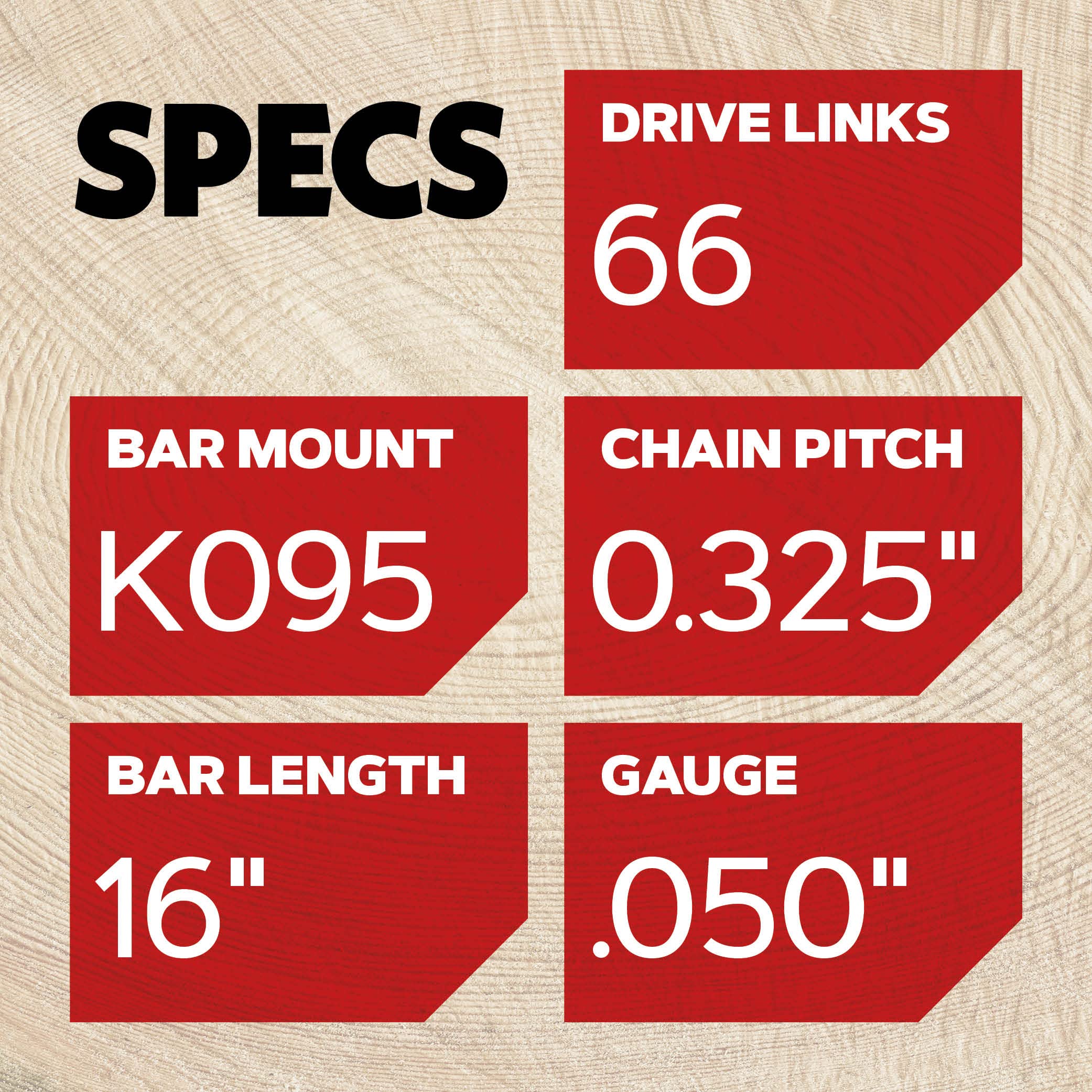 Detail of Oregon guide bar multi-rivet nose demonstrating durability and smoother chain tracking