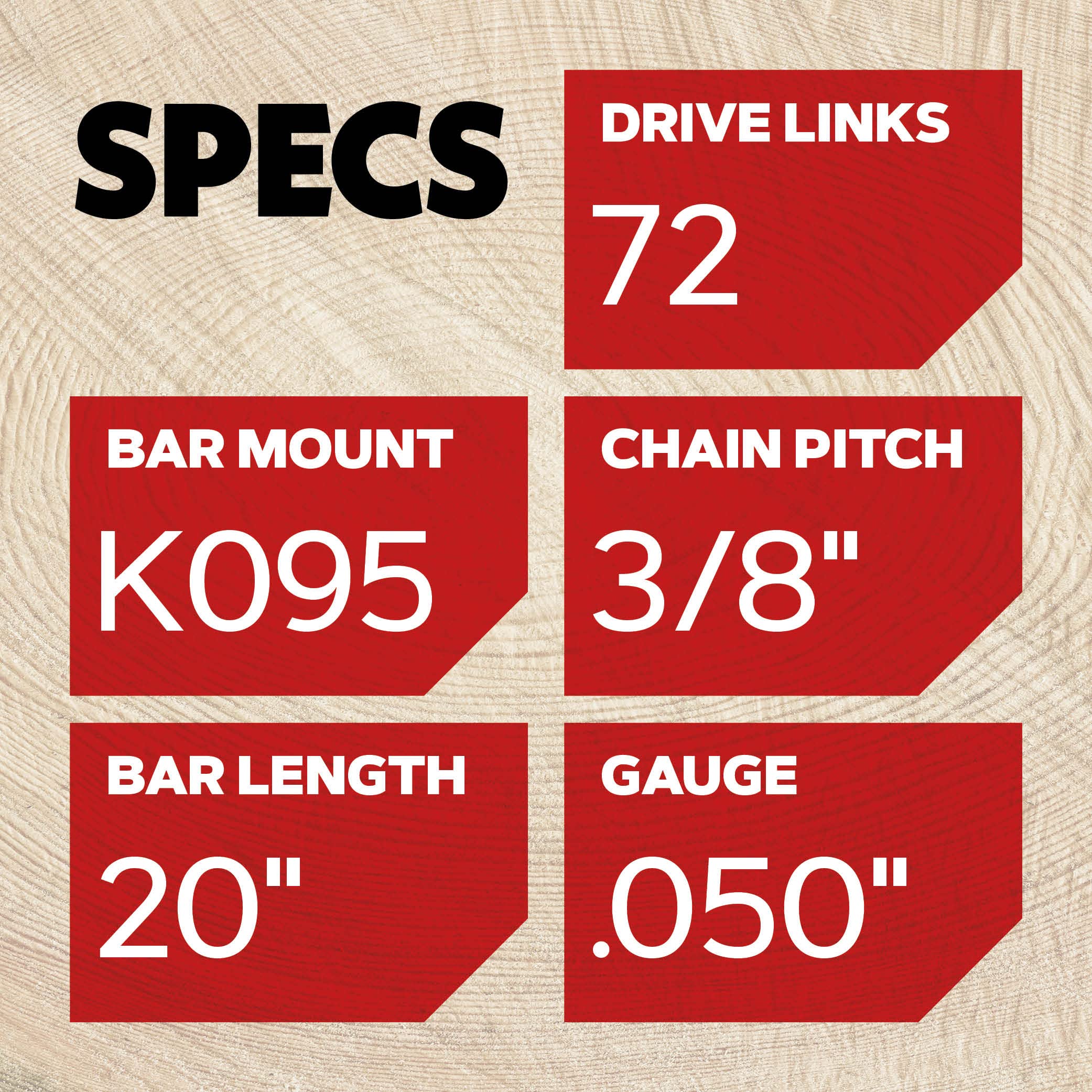 Oregon guide bar nose with multi-rivet detail providing added durability and smoother turns