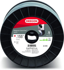 Oregon Magnum Gatorline front spool showing label and length for easy selection