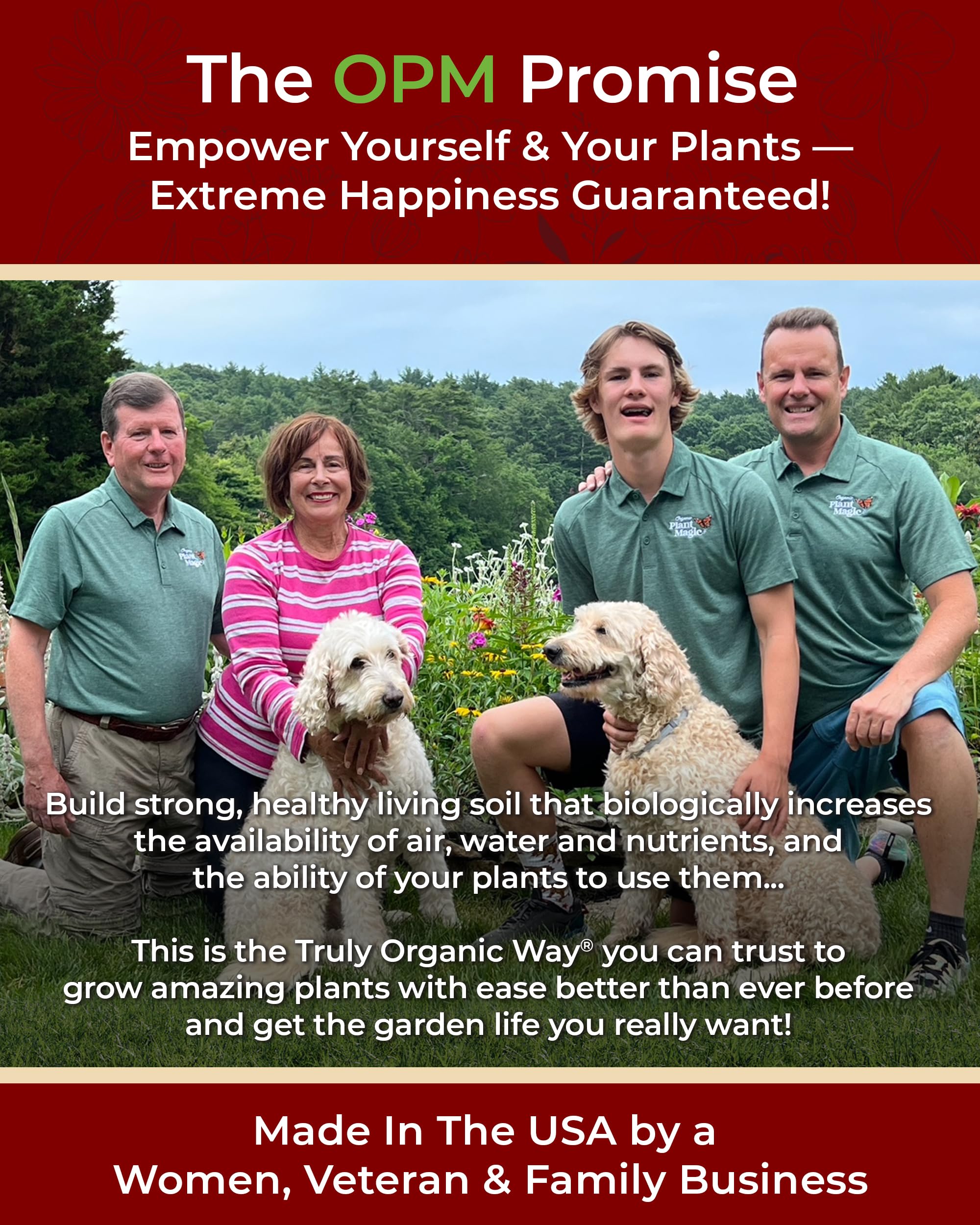 Organic Plant Magic expanded soil in raised bed, improves garden tilth benefit