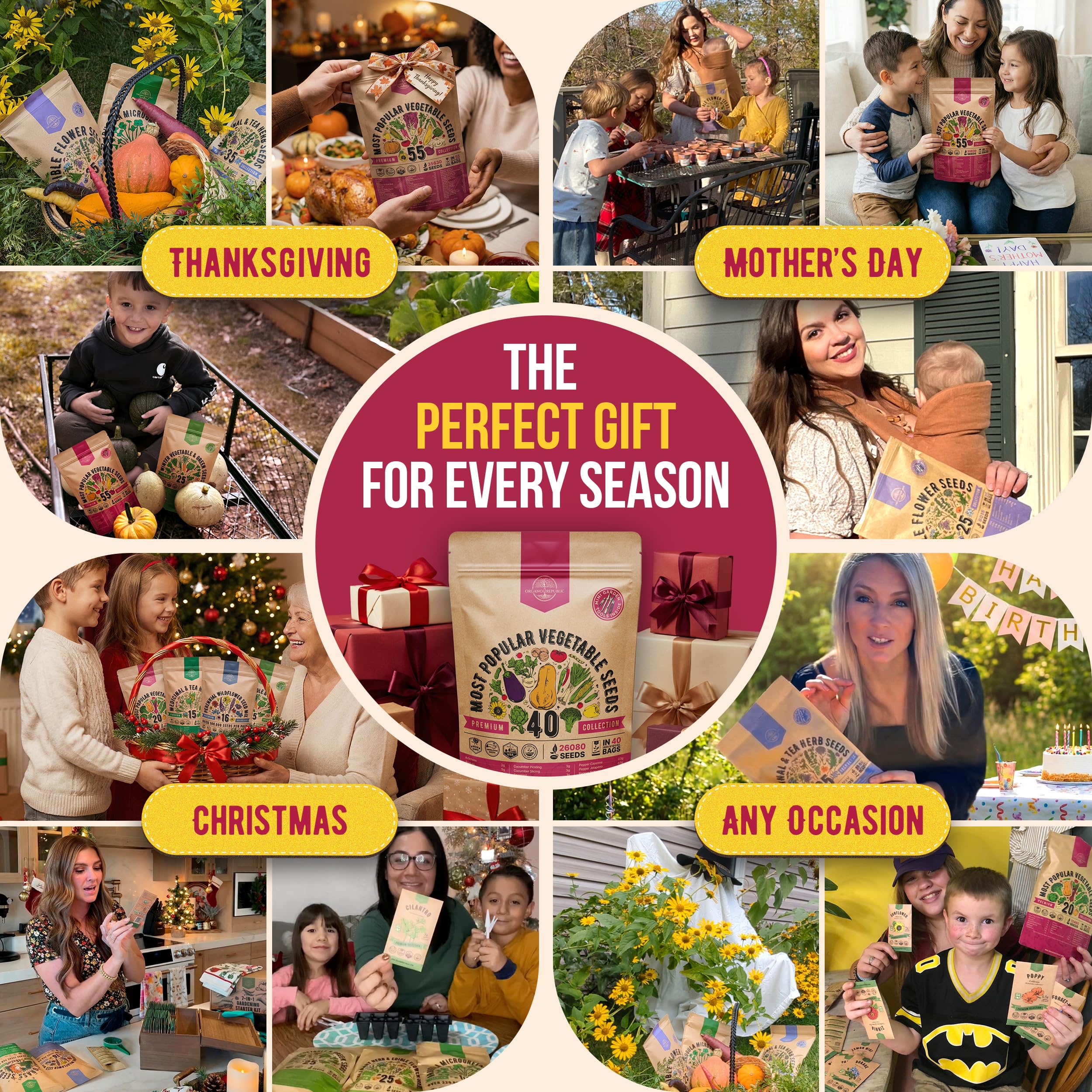 Organo Republic harvest lifestyle scene with fresh vegetables illustrating homegrown benefits