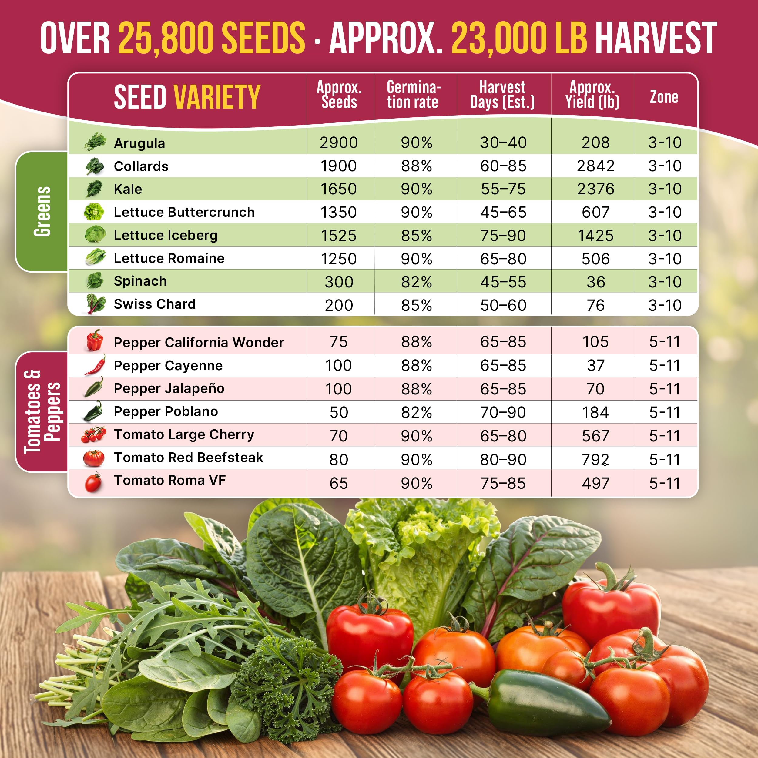 Organo Republic seeds in hand to show scale and abundance for bulk gardening projects