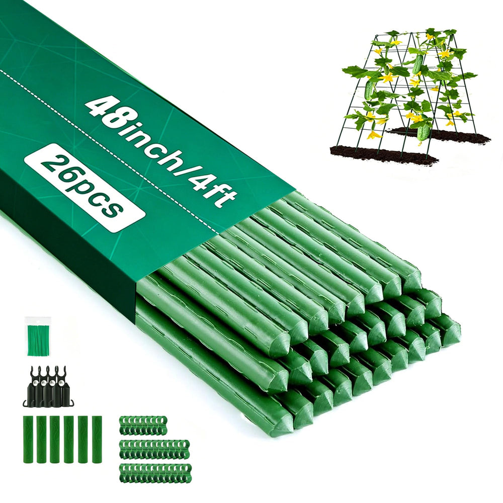 Orgrimmar front packaging showing 48-inch coated stakes and kit contents for easy identification and planning