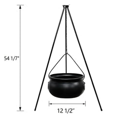 ORIENTAL CHERRY tripod base iron pipe detail for outdoor stability benefit