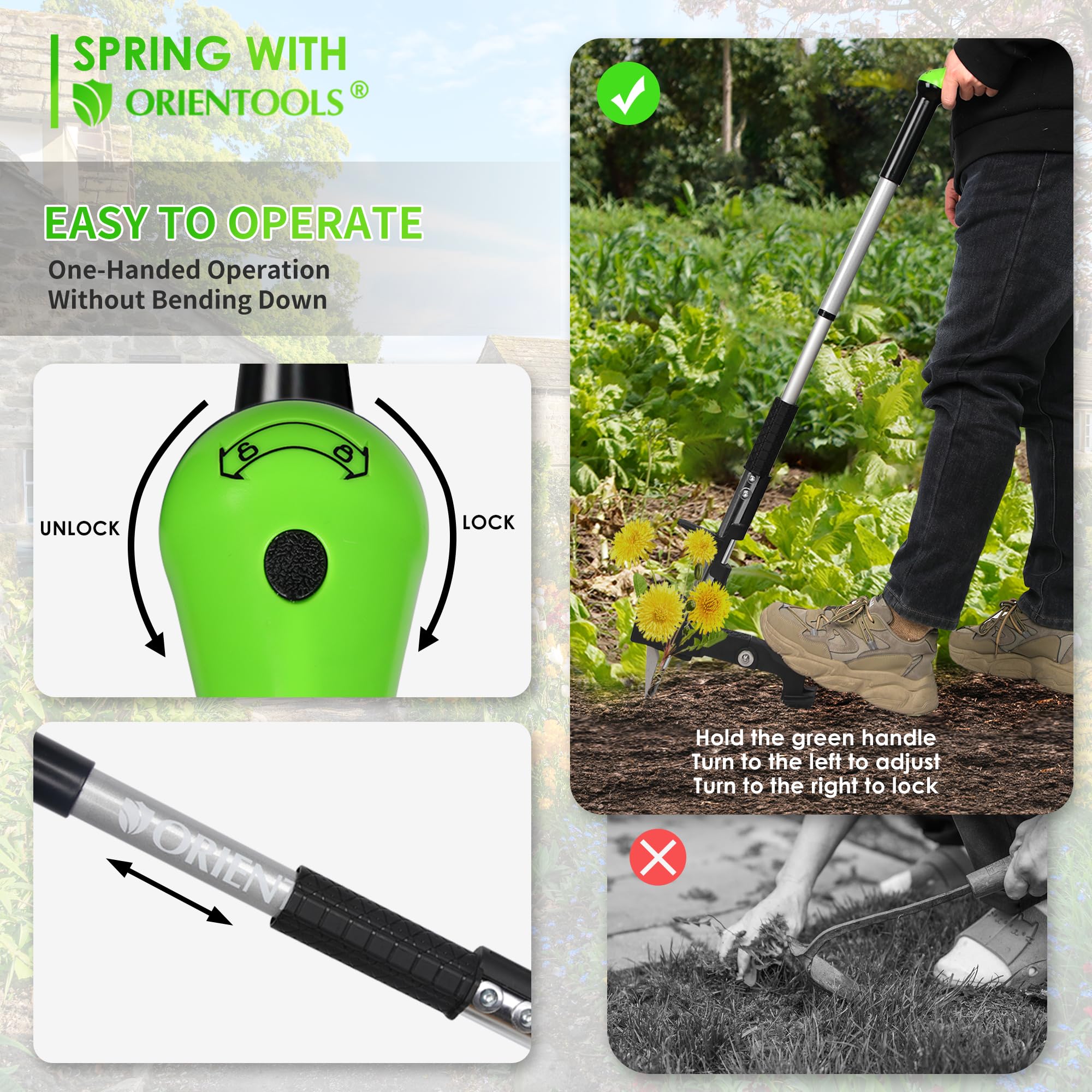 ORIENTOOLS handle and PP grip detail for comfort and reduced hand fatigue