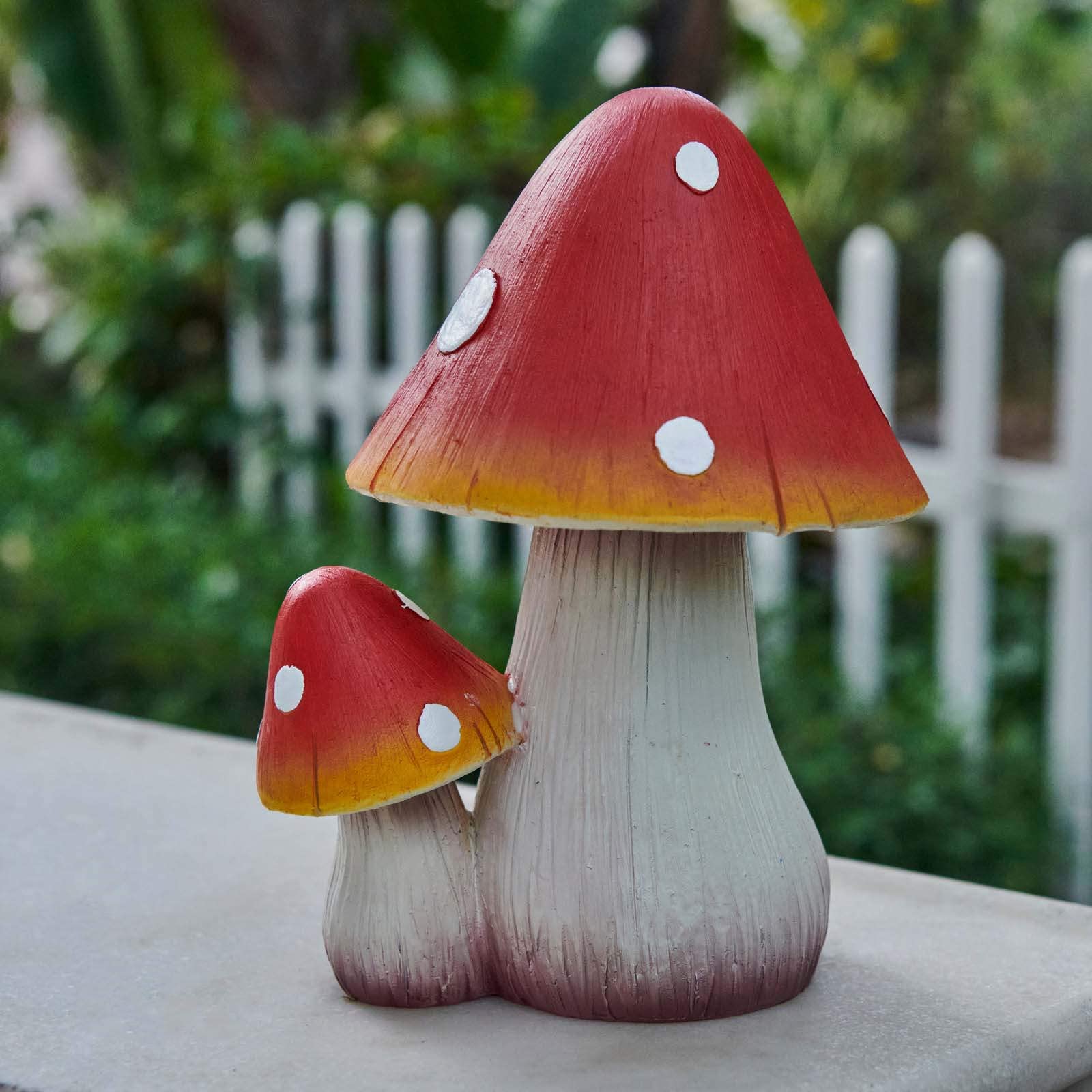 ORIGARDEN red mushroom front view showing bright color and shape for visual interest