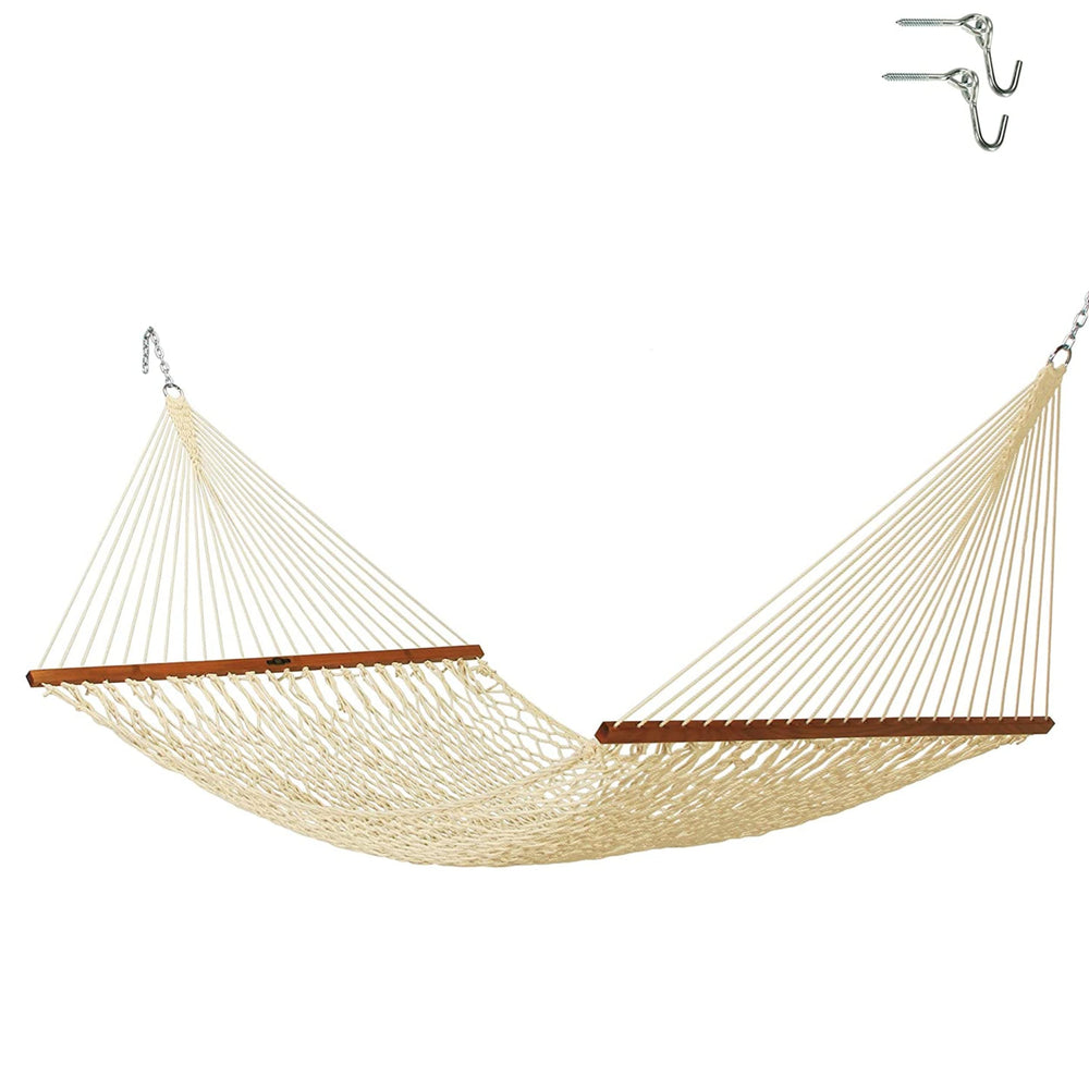 Original Pawleys Island front view showing full hammock and open bed for easy entry