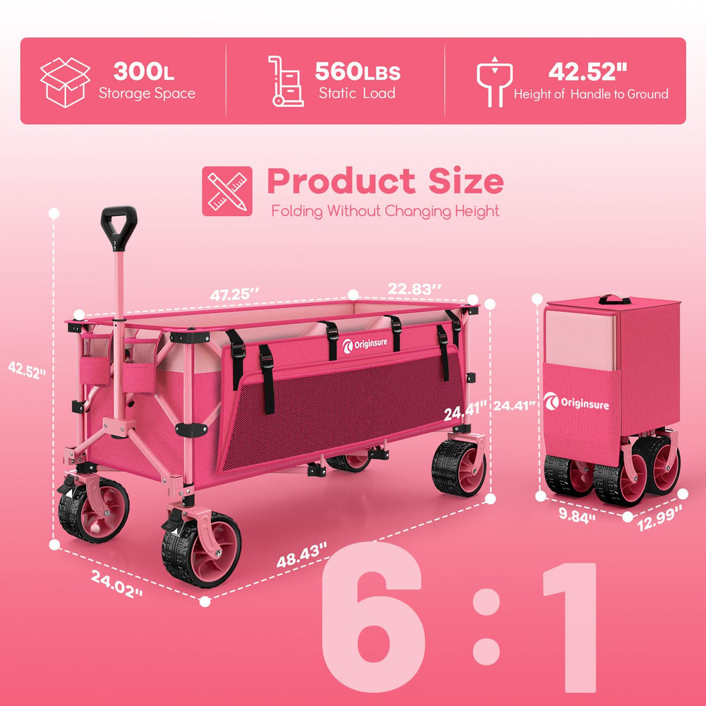 Originsure folded compact in car trunk for space-saving transport