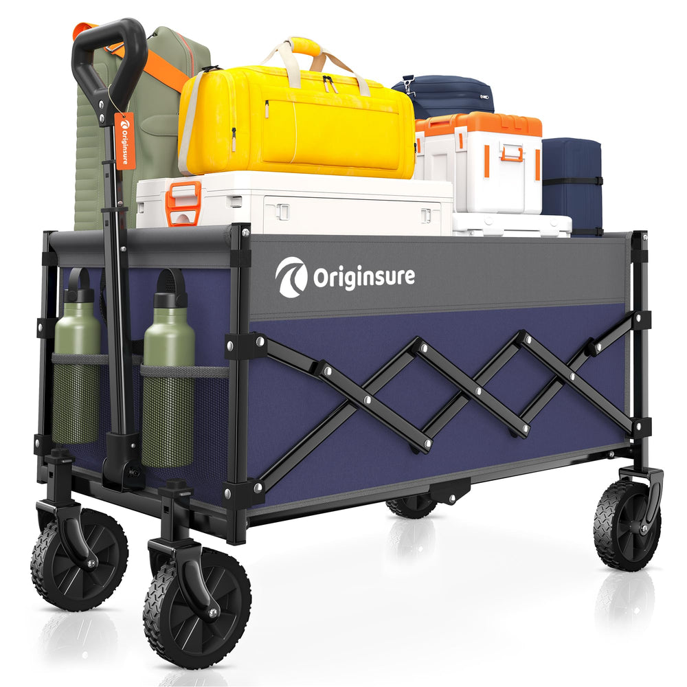 Originsure front view showing full wagon and load capacity benefit