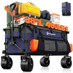 Originsure front view open purple wagon showing roomy cargo benefit