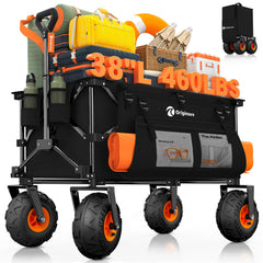 Originsure front view unfolded wagon shows large storage and easy access benefit