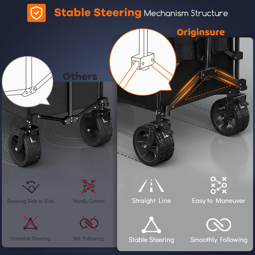 Originsure adjustable rebound handle with lock comfortable pulling and customizable height