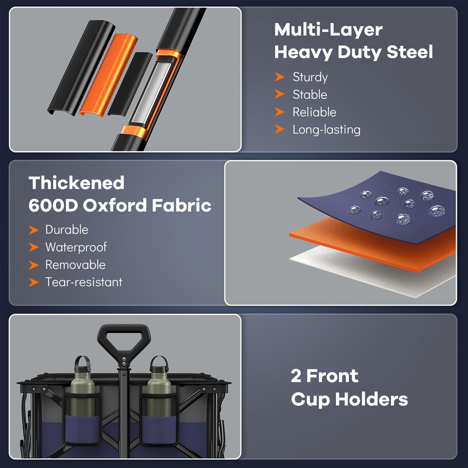 Originsure next to cooler for scale showing high-capacity hauling