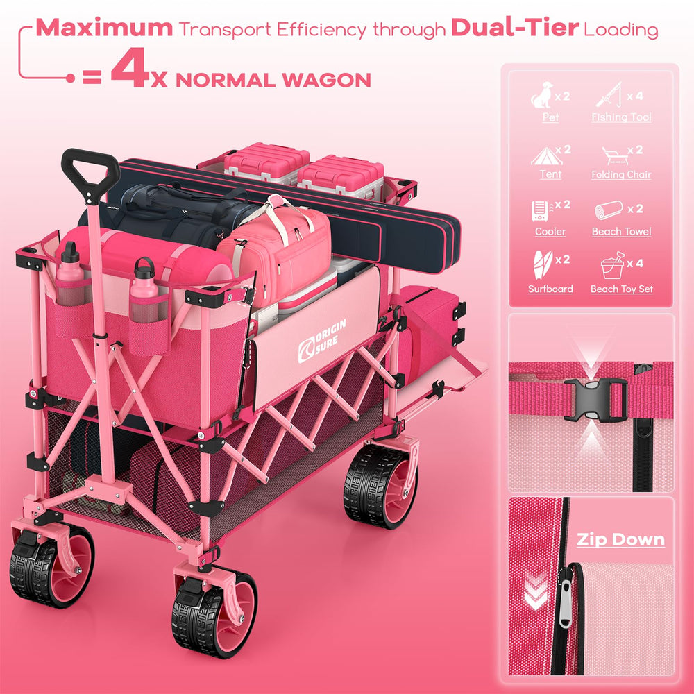 Originsure next to cooler showing scale and passenger gear capacity