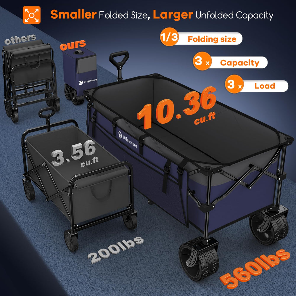 Originsure closeup of 7x4 all-terrain wheel for smooth rolling benefit