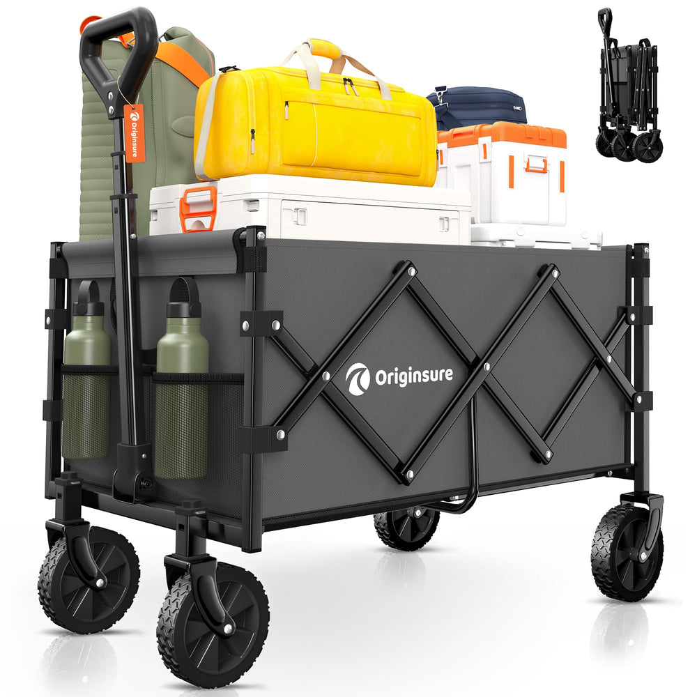 Originsure front view of wagon showing sturdy frame and cargo capacity benefit