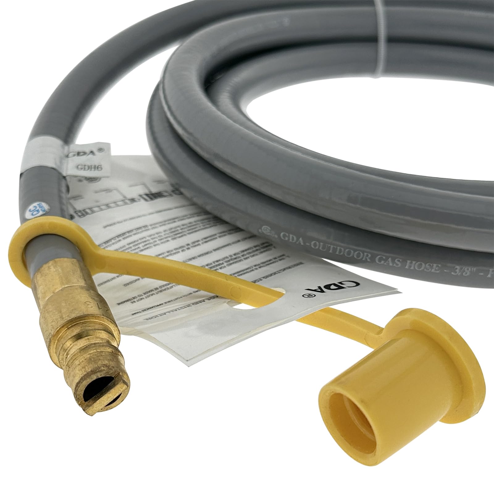 ORIGPARTS brass quick-connect fitting close-up, durable solid brass reduces leaks