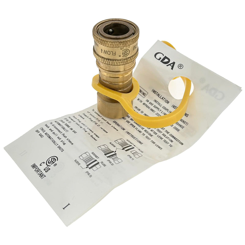 ORIGPARTS hose next to tape measure showing 10ft length, ample reach for appliances